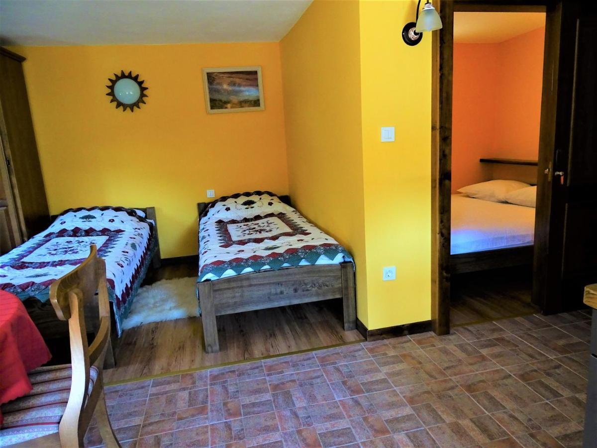 Apartmaji Pr-Gujlu Sela Nad Podmelcem 5220 Tolmin Podmelec Cameră foto
