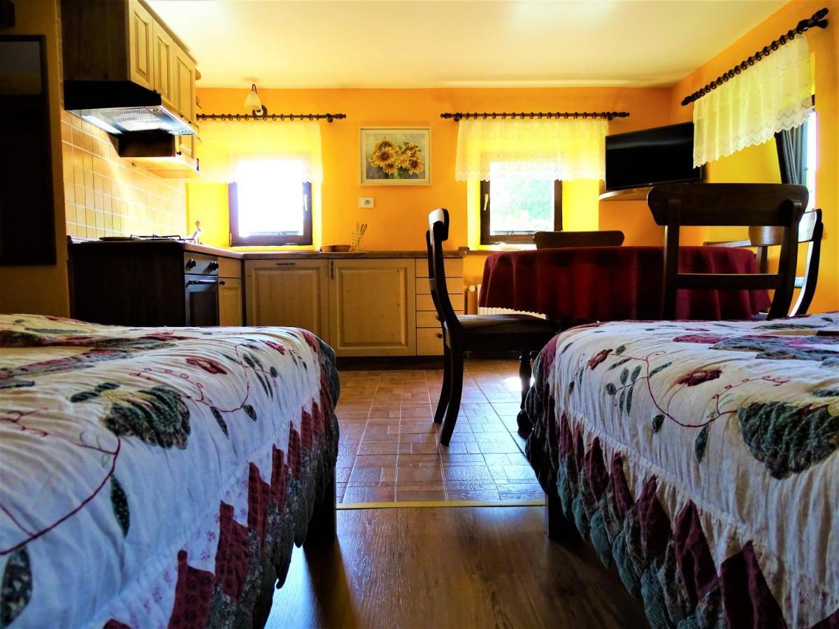 Apartmaji Pr-Gujlu Sela Nad Podmelcem 5220 Tolmin Podmelec Exterior foto
