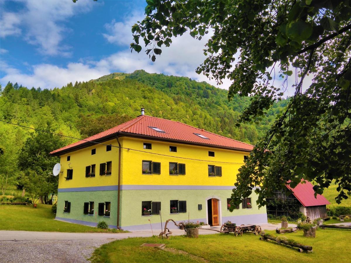 Apartmaji Pr-Gujlu Sela Nad Podmelcem 5220 Tolmin Podmelec Exterior foto